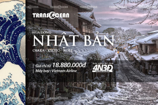 TOUR NHẬT BẢN | OSAKA – KYOTO – KOBE 4N3Đ