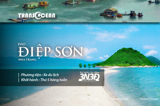 Tour Du lịch Đảo Điệp Sơn - Nha Trang 3N3Đ